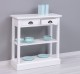 Consola cu 2 sertare, 1 polita de la Rustic Butique PS514 - Culoare_P004 - VOPSIT