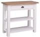 Consola cu 1 sertar, blat stejar de la Rustic Butique PS238 - Culoare Top_P061 - Culoare Corp_P004 - DUBLU COLOR