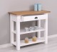 Consola cu 1 sertar, blat stejar de la Rustic Butique PS238 - Culoare Top_P061 - Culoare Corp_P004 - DUBLU COLOR