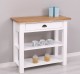 Consola cu 1 sertar, blat stejar de la Rustic Butique PS238 - Culoare Top_P061 - Culoare Corp_P004 - DUBLU COLOR