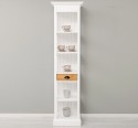 Raft cu 1 sertar, 3 polite de la Rustic Butique PS515 - Culoare Corp_P004 - Culoare Sertare_P002 - DUBLU COLOR