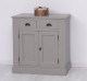 Bufet cu 2 usi, 2 sertare, BAS de la Rustic Butique PS70BAS - Culoare_P025++P030A - 2 STRATURI DE CULORI ANTICHIZAT
