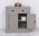 Bufet cu 2 usi, 2 sertare, BAS de la Rustic Butique PS70BAS - Culoare_P025++P030A - 2 STRATURI DE CULORI ANTICHIZAT