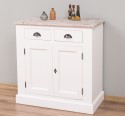 Bufet cu 2 usi, 2 sertare, BAS de la Rustic Butique PS70BAS - Culoare Top_P071 - Culoare Corp_P039 - DUBLU COLOR
