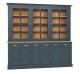 Bufet cu 6 usi, 6 sertare BAS + 3 usi sticla SUP de la Rustic Butique PS179BAS+SUP - Culoare Top_P002 - Culoare Ext._P087 / Culoare Int._P002 - DUBLU COLOR