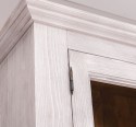 Bufet cu 6 usi, 6 sertare BAS + 3 usi sticla SUP de la Rustic Butique PS179BAS+SUP - Culoare Ext._P080 / Culoare Int._P001 - DUBLU COLOR