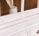 Bufet cu 6 usi, 6 sertare BAS + 3 usi sticla SUP de la Rustic Butique PS179BAS+SUP - Culoare Ext._P080 / Culoare Int._P001 - DUBLU COLOR
