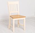 Scaun Margaret, blat stejar de la Rustic Butique PS661 - Culoare Top_P001 - Culoare Corp_P025 - DUBLU COLOR