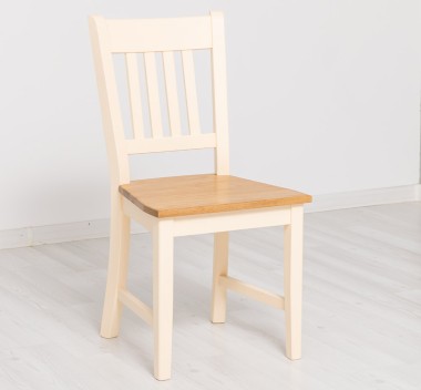 Scaun Margaret, blat stejar de la Rustic Butique PS661 - Culoare Top_P001 - Culoare Corp_P025 - DUBLU COLOR