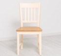 Scaun Margaret, blat stejar de la Rustic Butique PS661 - Culoare Top_P001 - Culoare Corp_P025 - DUBLU COLOR