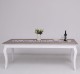 Masa dining cu picioare curbate 210x90x78cm de la Rustic Butique PS383 - Culoare Top_P037 - Culoare Corp_P030++P004A - TRIPLU COLOR