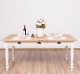 Masa dining 180x90cm, blat stejar de la Rustic Butique PS45 - Culoare Top_P089 - Culoare Corp_P015 - DUBLU COLOR