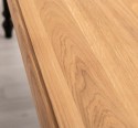 Masa dining 180x90cm, blat stejar de la Rustic Butique PS45-210 - Culoare Top_P061 - Culoare Corp_P003 - DUBLU COLOR
