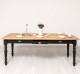Masa dining 180x90cm, blat stejar de la Rustic Butique PS45-210 - Culoare Top_P061 - Culoare Corp_P003 - DUBLU COLOR