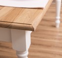 Masa dining 210x90cm, blat stejar de la Rustic Butique PS45 - Culoare Top_P089 - Culoare Corp_P015 - DUBLU COLOR
