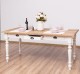 Masa dining 210x90cm, blat stejar de la Rustic Butique PS45 - Culoare Top_P089 - Culoare Corp_P015 - DUBLU COLOR