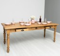 Masa dining 210x90cm, blat stejar de la Rustic Butique PS45 - Culoare_P001 - CERUIT