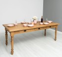 Masa dining 210x90cm, blat stejar de la Rustic Butique PS45 - Culoare_P001 - CERUIT