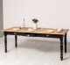 Masa dining 210x90cm, blat stejar de la Rustic Butique PS45-210 - Culoare Top_P061 - Culoare Corp_P003 - DUBLU COLOR