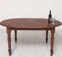Masa ovala extensibila 160/200cm, blat stejar de la Rustic Butique PS524 - Culoare_P081 - LACUIT & VOPSIT