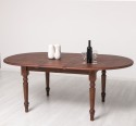 Masa ovala extensibila 160/200cm, blat stejar de la Rustic Butique PS524 - Culoare_P081 - LACUIT & VOPSIT