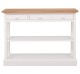 Consola cu 3 sertare si 1 polita, blat stejar de la Rustic Butique PS513 - Culoare Top_P089 - Culoare Corp_P039 - DUBLU COLOR