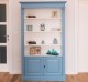 Biblioteca cu 2 usi, etajera deschisa, Colectia Directoire de la Rustic Butique PS160 - Culoare Ext._P053 / Culoare Int._P039 - DUBLU COLOR