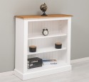 Biblioteca mica cu etajere de la Rustic Butique PS188 - Culoare Top_P002 - Culoare Corp_P004 - DUBLU COLOR
