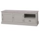 Comoda TV cu 2 usi, 1 sertar de la Rustic Butique PS101 - Culoare Top_P067 - Culoare Corp_P076 - DUBLU COLOR