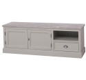 Comoda TV cu 2 usi, 1 sertar de la Rustic Butique PS101 - Culoare Top_P067 - Culoare Corp_P076 - DUBLU COLOR