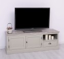 Comoda TV cu 2 usi, 1 sertar de la Rustic Butique PS101 - Culoare Top_P067 - Culoare Corp_P076 - DUBLU COLOR