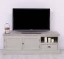 Comoda TV cu 2 usi, 1 sertar de la Rustic Butique PS101 - Culoare Top_P067 - Culoare Corp_P076 - DUBLU COLOR