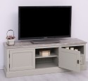 Comoda TV cu 2 usi, 1 sertar de la Rustic Butique PS101 - Culoare Top_P067 - Culoare Corp_P076 - DUBLU COLOR