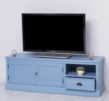Comoda TV cu 2 usi, 1 sertar de la Rustic Butique PS101 - Culoare_P053A - VOPSIT ANTICHIZAT