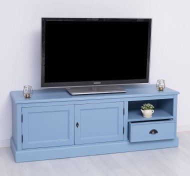 Comoda TV cu 2 usi, 1 sertar de la Rustic Butique PS101 - Culoare_P053A - VOPSIT ANTICHIZAT