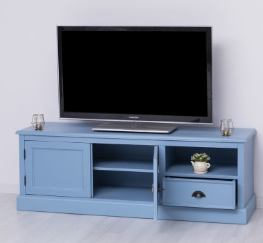 Comoda TV cu 2 usi, 1 sertar de la Rustic Butique PS101 - Culoare_P053A - VOPSIT ANTICHIZAT