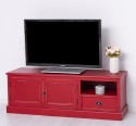 Comoda TV cu 2 usi, 1 sertar de la Rustic Butique PS101 - Culoare_P047A - VOPSIT ANTICHIZAT