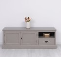 Comoda TV cu 2 usi, 1 sertar de la Rustic Butique PS101 - Culoare_P025++P030A - 2 STRATURI DE CULORI ANTICHIZAT