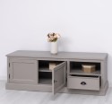 Comoda TV cu 2 usi, 1 sertar de la Rustic Butique PS101 - Culoare_P025++P030A - 2 STRATURI DE CULORI ANTICHIZAT