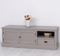 Comoda TV cu 2 usi, 1 sertar de la Rustic Butique PS101 - Culoare_P025++P030A - 2 STRATURI DE CULORI ANTICHIZAT