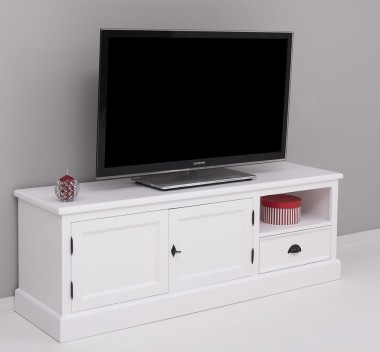 Comoda TV cu 2 usi, 1 sertar de la Rustic Butique PS101 - Culoare_P004 - VOPSIT