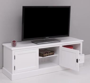 Comoda TV cu 2 usi, 1 sertar de la Rustic Butique PS101 - Culoare_P004 - VOPSIT