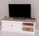 Comoda TV cu 2 usi, 1 sertar de la Rustic Butique PS101 - Culoare Top_P071 - Culoare Corp_P004 - Culoare Sertare_P071 - DUBLU COLOR