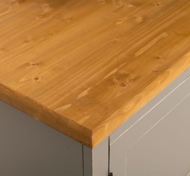 Comoda TV cu 2 usi, 1 sertar de la Rustic Butique PS101 - Culoare Top_P002 - Culoare Corp_P025++P030A - DUBLU COLOR