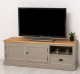 Comoda TV cu 2 usi, 1 sertar de la Rustic Butique PS101 - Culoare Top_P002 - Culoare Corp_P025++P030A - DUBLU COLOR