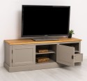 Comoda TV cu 2 usi, 1 sertar de la Rustic Butique PS101 - Culoare Top_P002 - Culoare Corp_P025++P030A - DUBLU COLOR