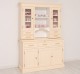 Bufet de bucatarie 3 usi, 3 sertare BAS + 2 usi, 4 sertare SUP, din stejar - Culoare Ext._P025 / Culoare Int._P004 - DUBLU COLOR de la Rustic Butique OUTOPS232BAS+SUP - Culoare Ext._P025 / Culoare Int._P004 - DUBLU COLOR