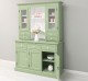 Bufet de bucatarie 3 usi, 3 sertare BAS + 2 usi, 4 sertare SUP, din stejar - Culoare Ext._P054 / Culoare Int._P004 - DUBLU COLOR de la Rustic Butique OUTOPS232BAS+SUP - Culoare Ext._P054 / Culoare Int._P004 - DUBLU COLOR