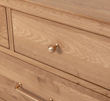 Dulap 9 sertare stejar - Culoare_P061 - LACUIT de la Rustic Butique OUTOPS357 - Culoare_P061 - LACUIT