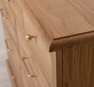 Dulap 9 sertare stejar - Culoare_P061 - LACUIT de la Rustic Butique OUTOPS357 - Culoare_P061 - LACUIT